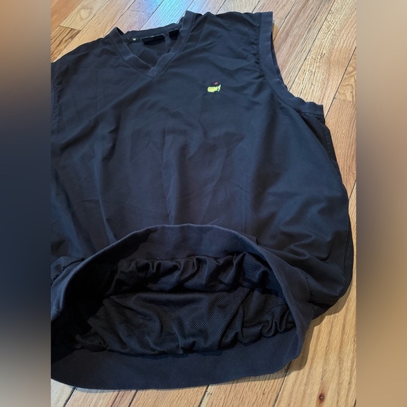 Masters Collection Golf Vest Mens Size XL Black Sleeveless Pullover Windbreaker - Picture 6 of 11
